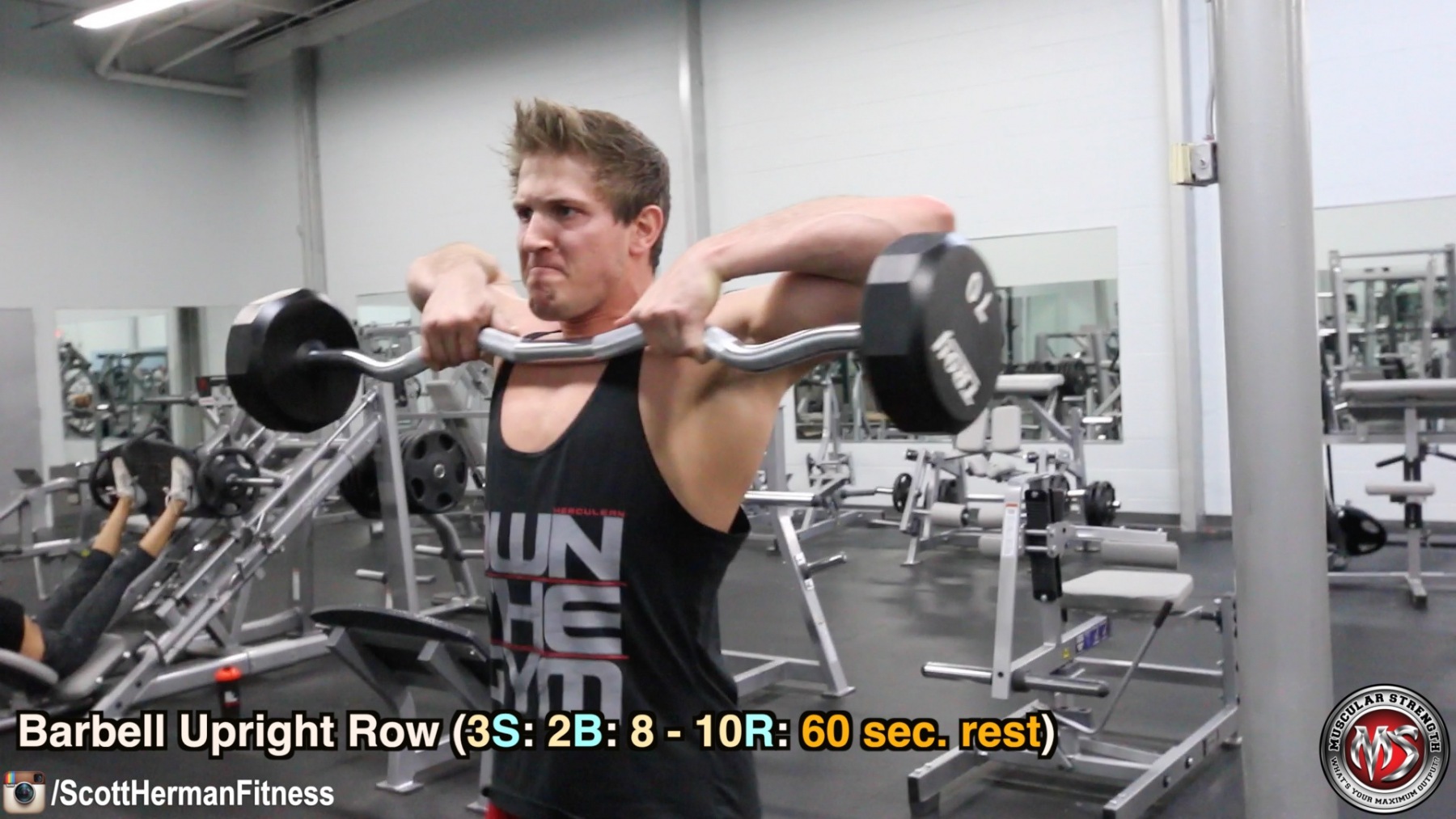 barbell-upright-row