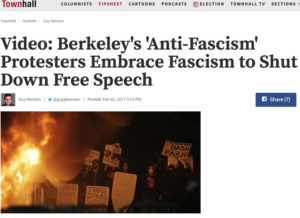 Berkeleys Anti-Fascism Protesters Embrace Fascism to Shut Down Free Speech